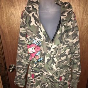 Spy Zone Exchange Camo Jacket Juniors Large
